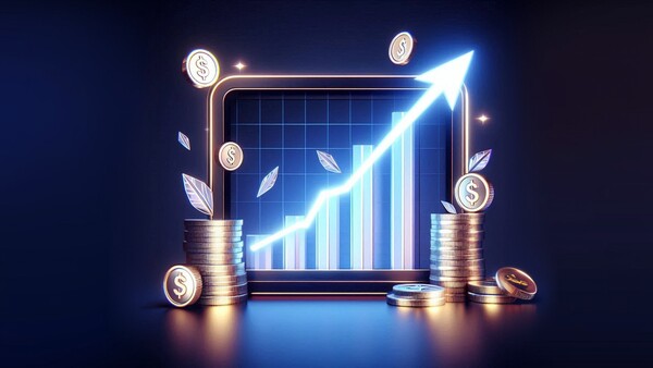 آمارها و سکه های دلار به صورت ستونی چیده شده اند - فعالسازی کسب درآمد از یوتیوب