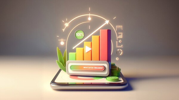 آمارهای یوتیوب در حال رشد - فعالسازی کسب درآمد از یوتیوب