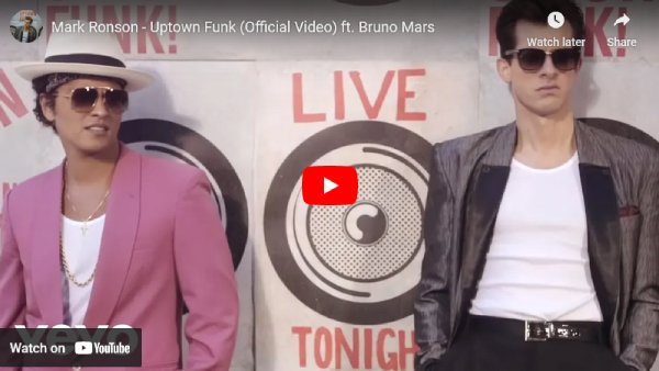 موزیک ویدیوی UpTown Funk