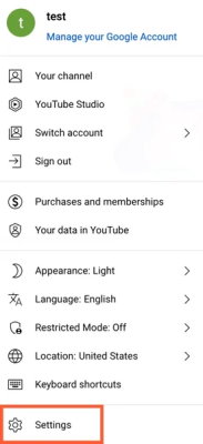 مسیر دسترسی به تنظیمات کانال یوتیوب