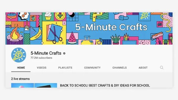 کانال 5Minute Crafts