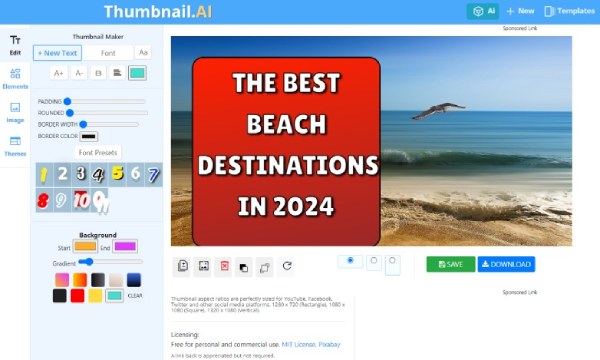 ابزار Thumbnail.ai