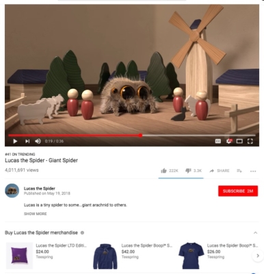 merch shelf youtube