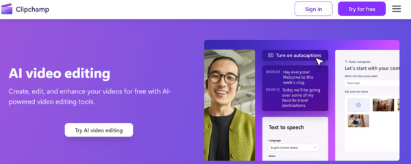 ابزار Clipchamp - ادیت ویدیو با هوش مصنوعی
