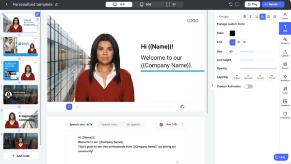 ابزار Elai.io