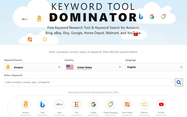 ابزار Keyword Tool Dominator