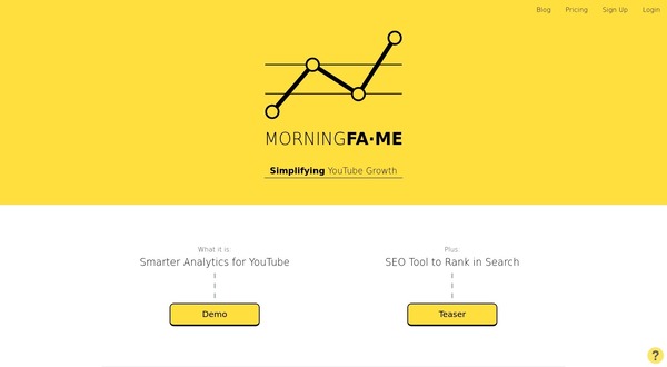 ابزار Morningfame در حوزه هوش مصنوعی برای سئو یوتیوب