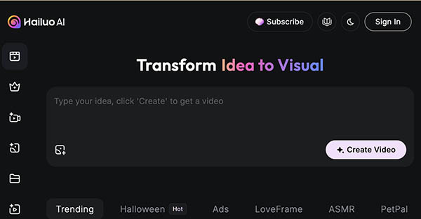 سایت ساخت ویدیو با هوش مصنوعی Hailu