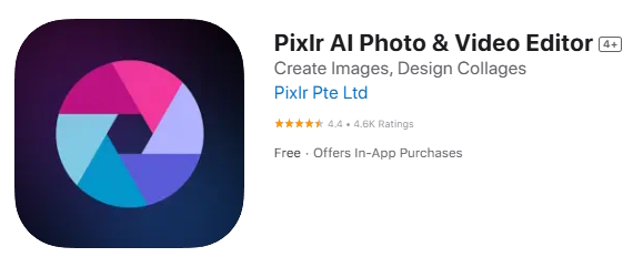 اپلیکیشن Pixlr