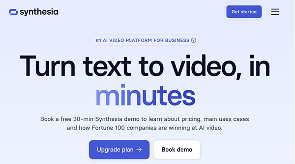 سایت ساخت ویدیو با هوش مصنوعی synthesia