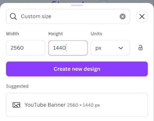بنر یوتیوب با کانوا