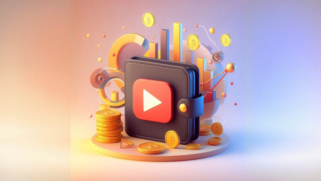 کیف پول با لوگوی یوتیوب - کیف پول یوتیوب کجاست