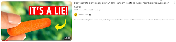 نمونه ویدیوی مربوط به حقایق جذاب