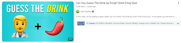 نمونه ویدیوی یوتیوب بدون چهره مربوط به آزمونهای کوتاه و بازی