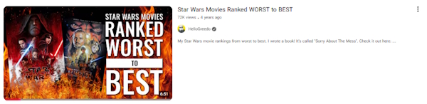 نمونه ویدیو با ایده معرفی ۱۰ ویدیوی برتر