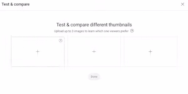 گزینه Test and Compare