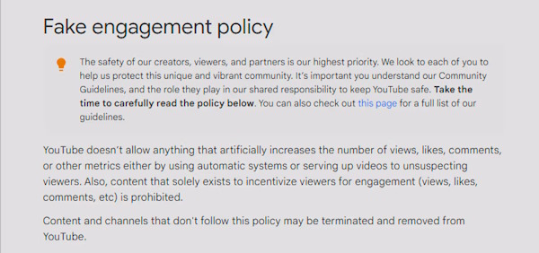 قوانین YouTube