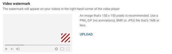 تنظیم واترمارک روی ویدیوها در یوتیوب استودیو