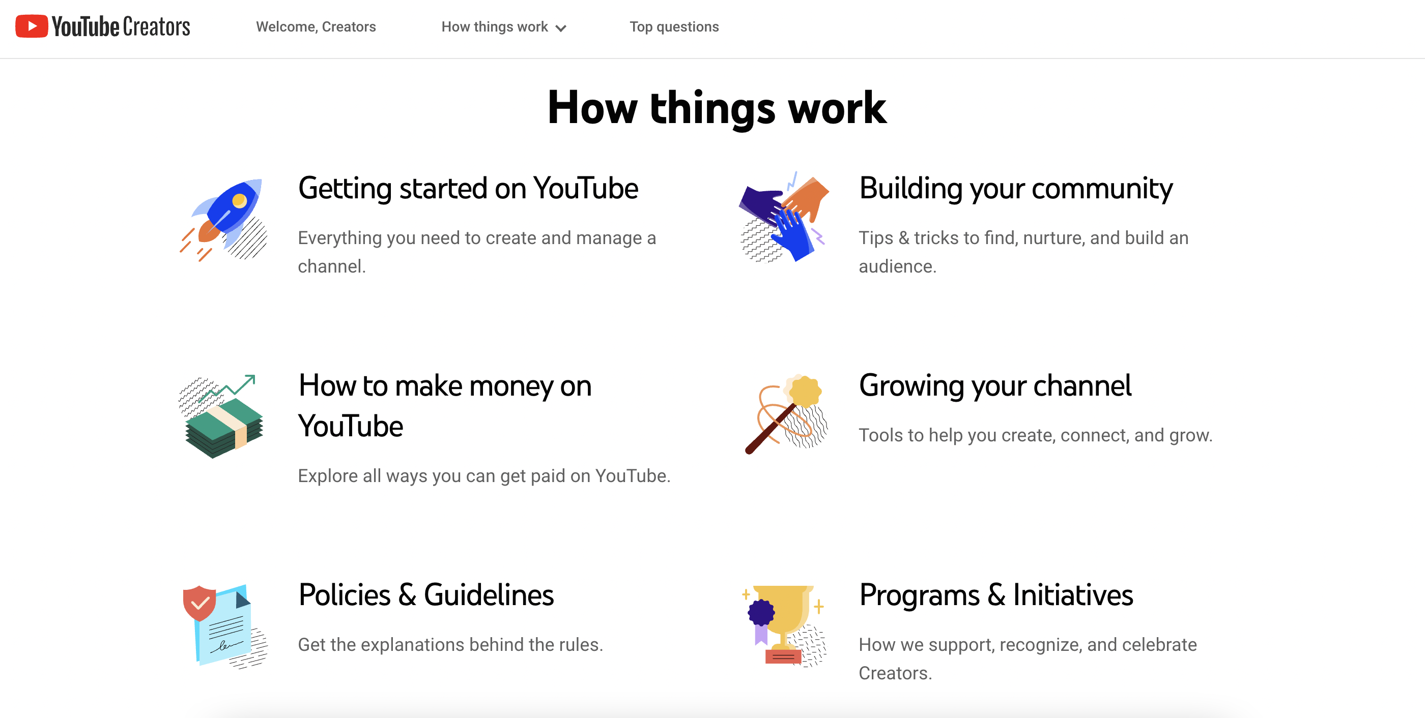 youtube for Creators