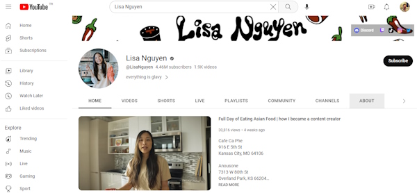 کانال Lisa Nguyen