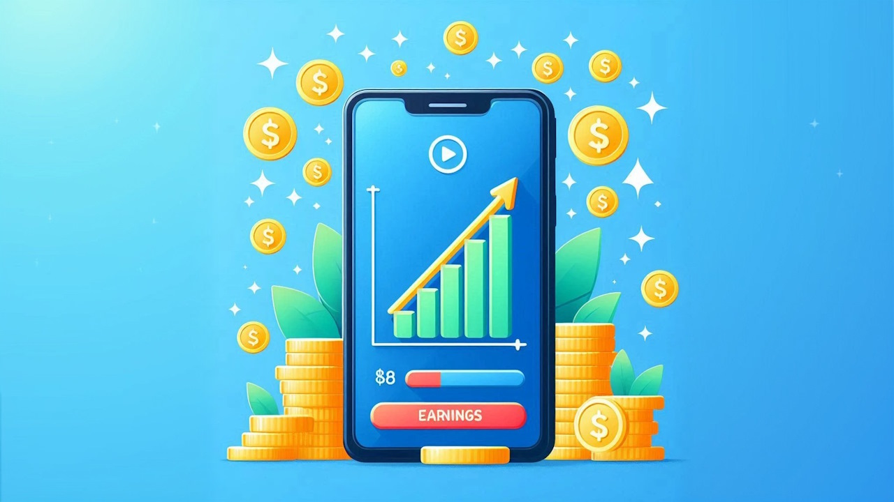 متریک های درآمدی یوتیوب روی موبایل - Earn در یوتیوب کجاست